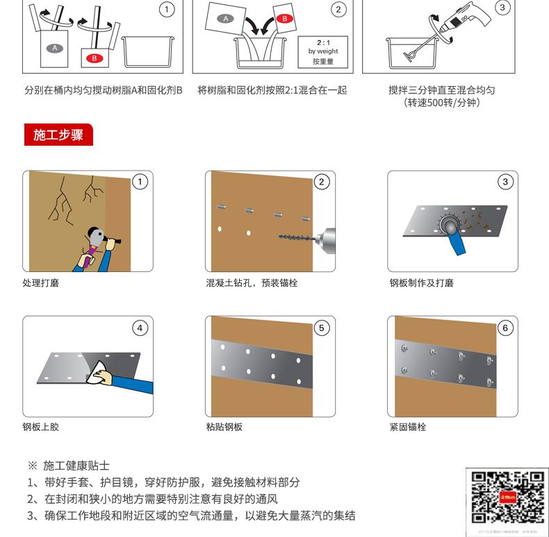 包钢永胜粘钢加固施工过程